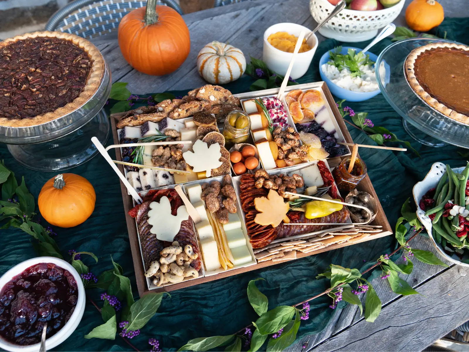 Charcuterie Thanksgiving Large Cheese and FALLcuterie Board: