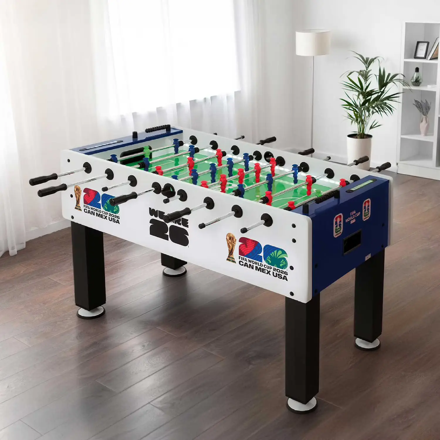FIFA Premium LED Foosball Table in a home setting