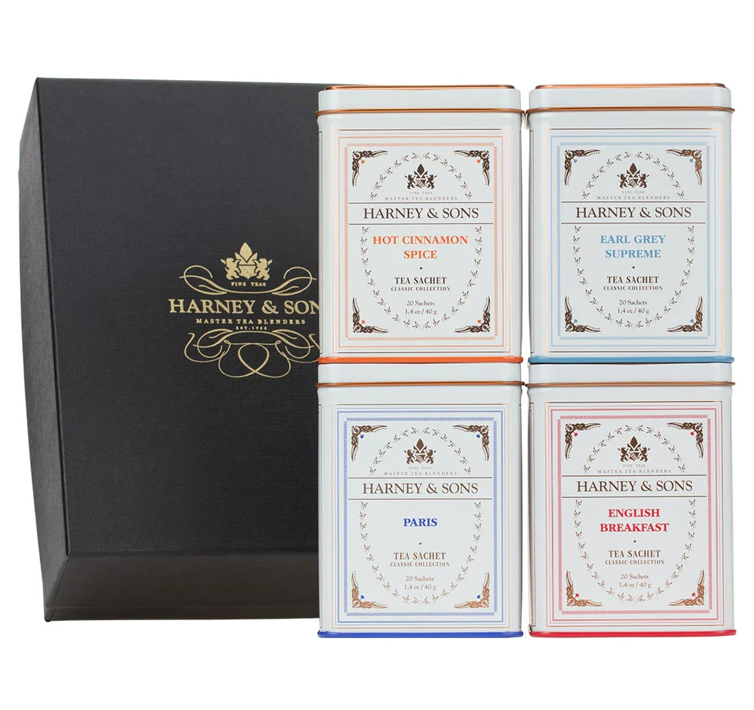 Summer Hosting Essential - Tea tins from Harney and Sons