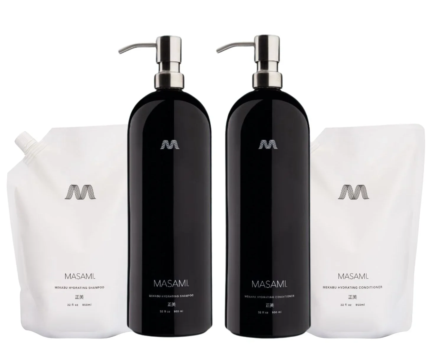 salon size refillable bottles