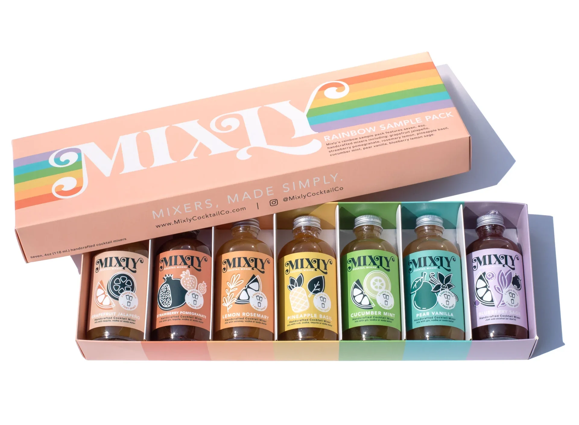 Mixly Cocktail and Mocktail Samplers
